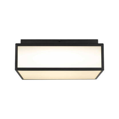 Panel Square Outdoor LED Flush Mount Ceiling Light (14-Inch).