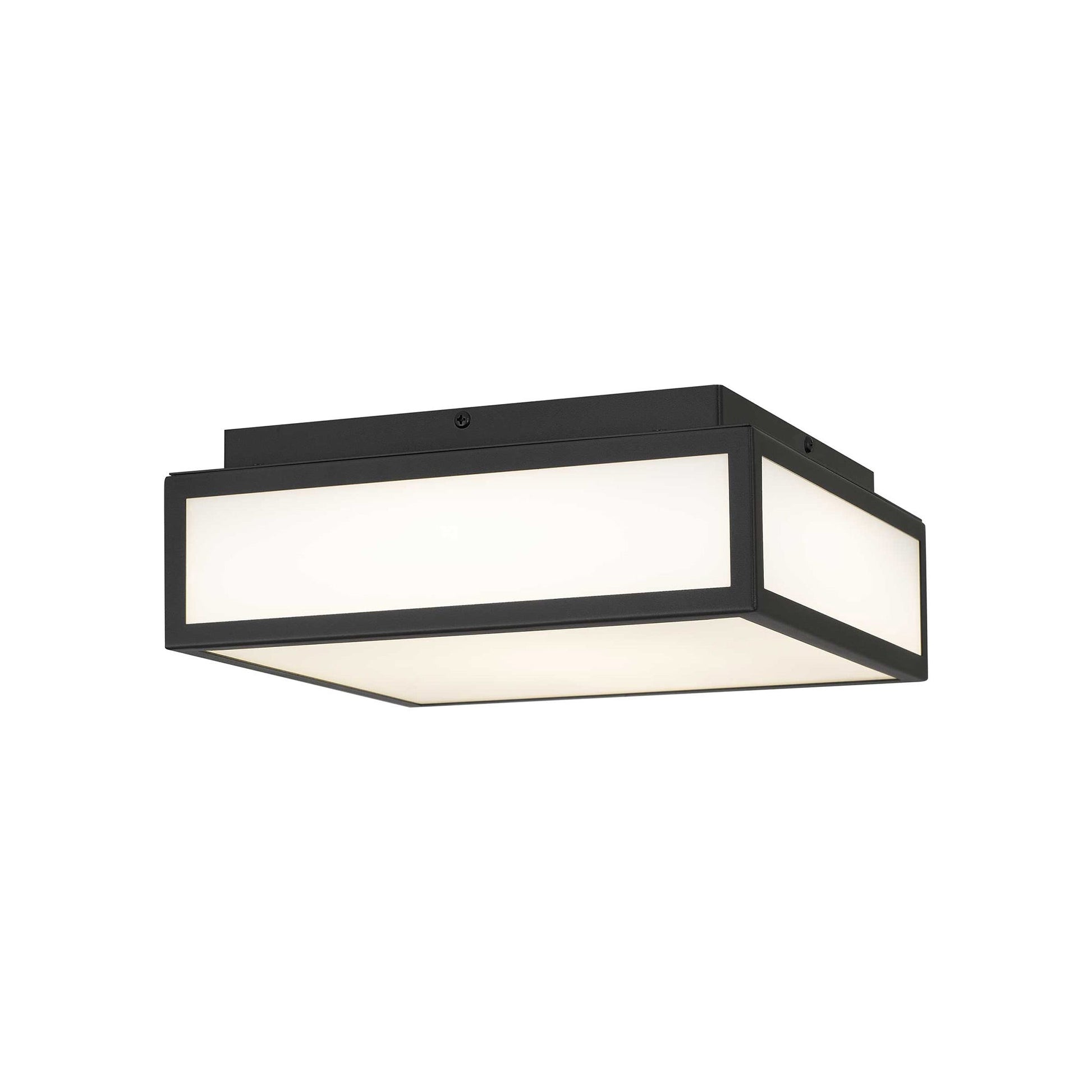 Panel Square Outdoor LED Flush Mount Ceiling Light in Detail.