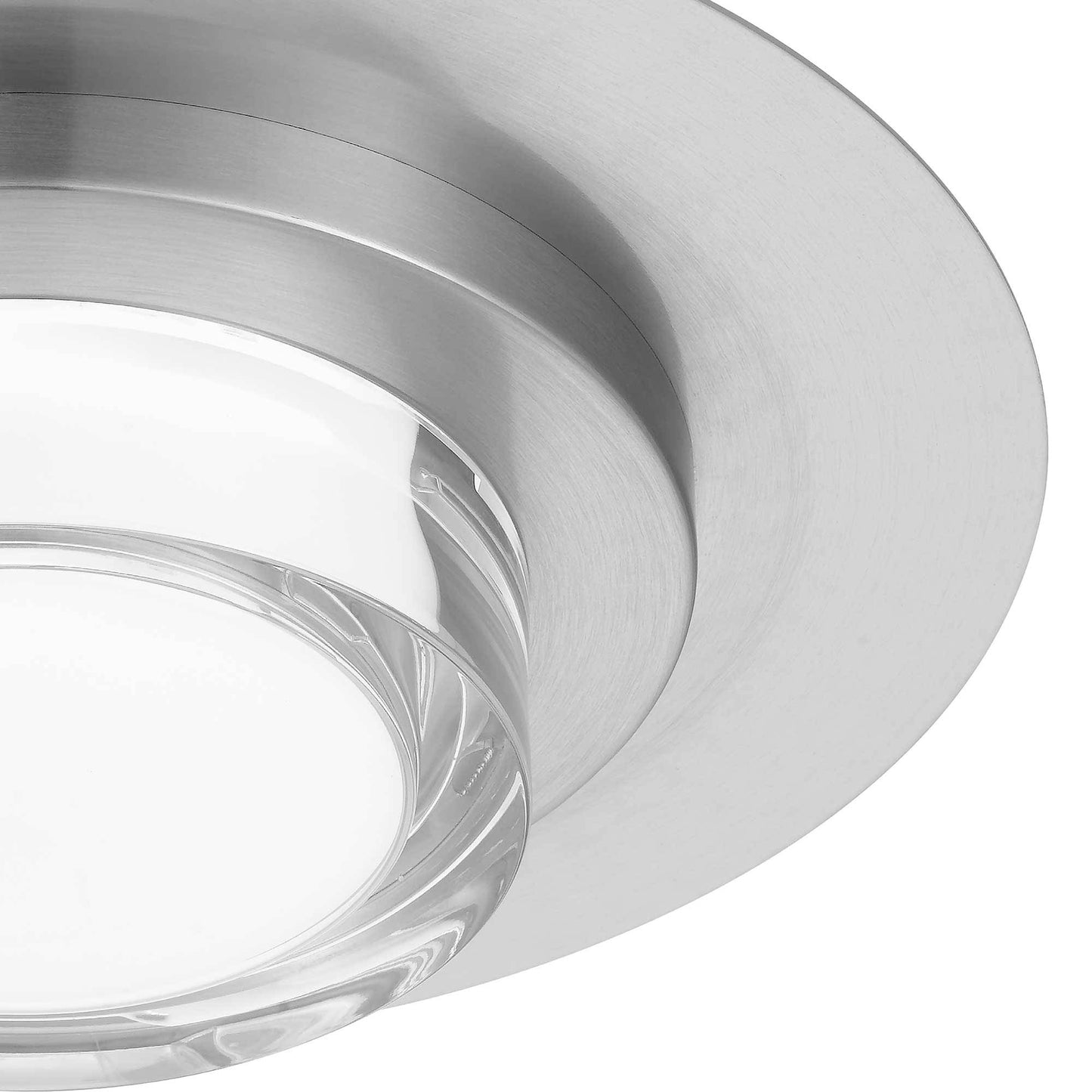 Plate Outdoor LED Flush Mount Ceiling Light in Detail.
