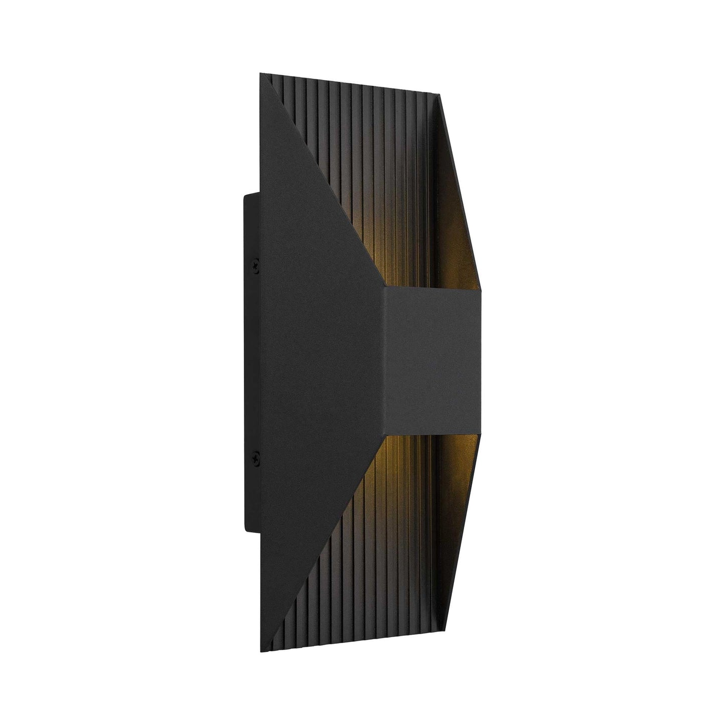 Ribbed Outdoor LED Wall Light.