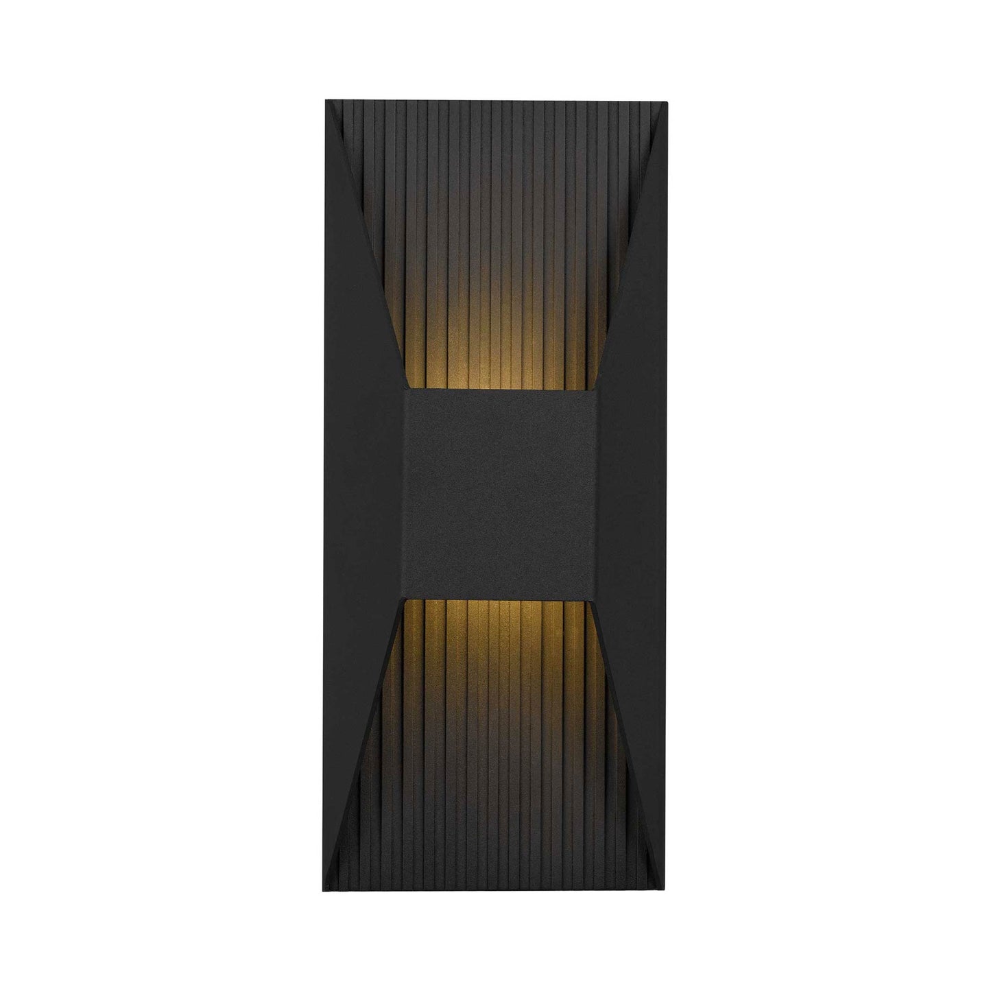 Ribbed Outdoor LED Wall Light in Detail.