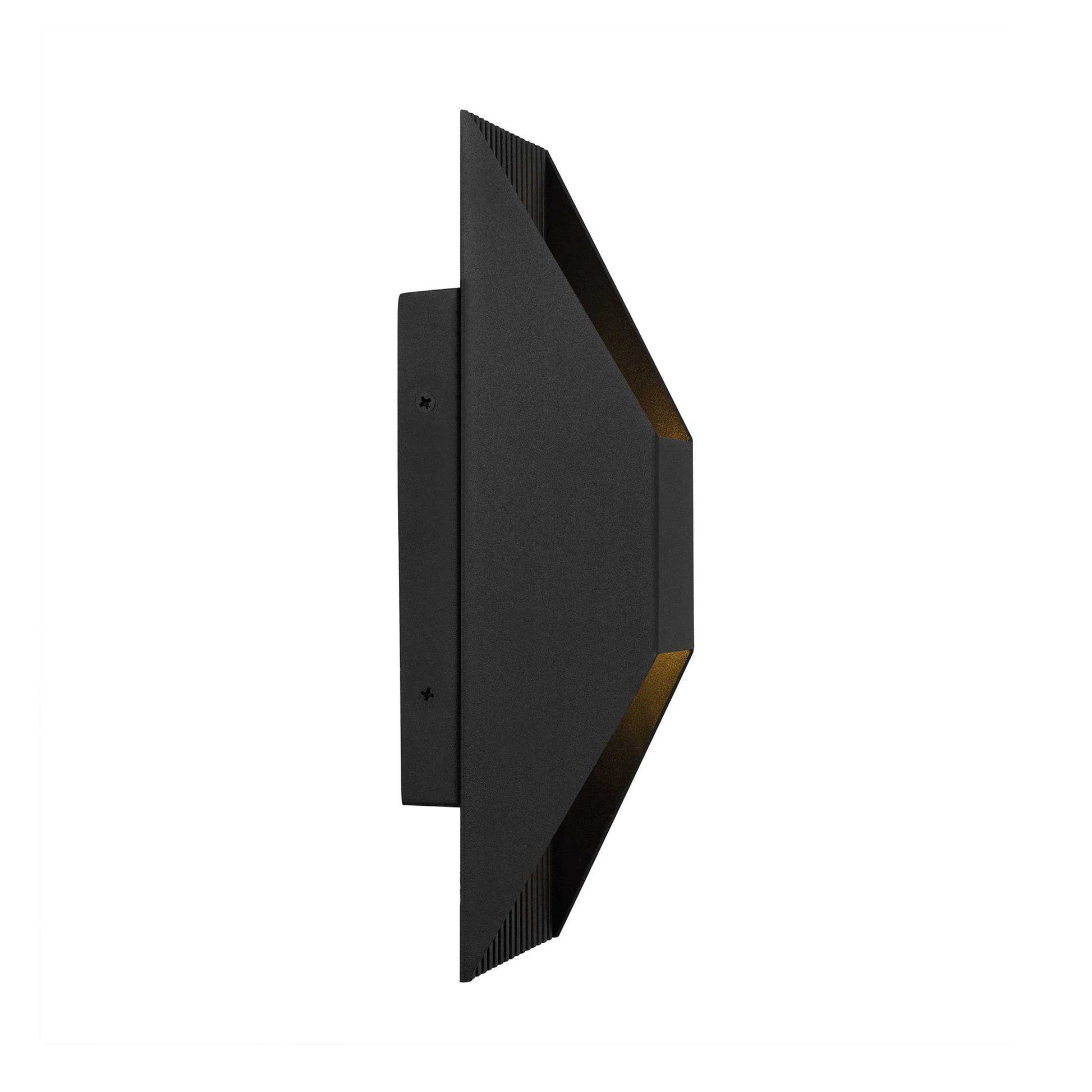 Ribbed Outdoor LED Wall Light in Detail.