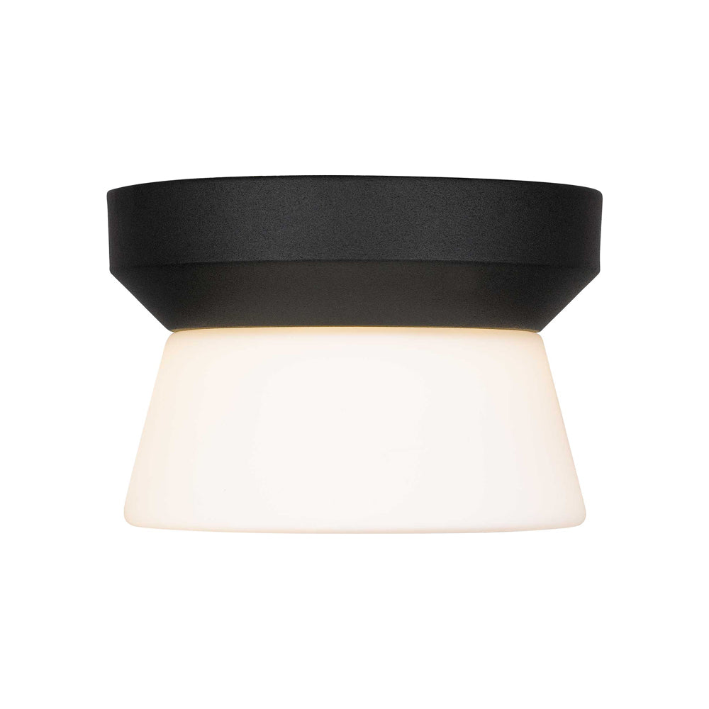 Skirt Outdoor LED Flush Mount Ceiling Light in Detail.