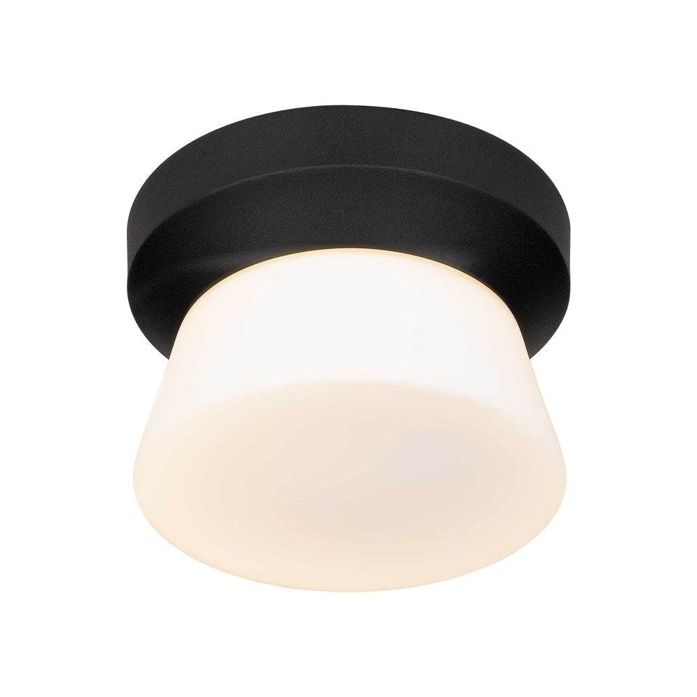 Skirt Outdoor LED Flush Mount Ceiling Light in Detail.