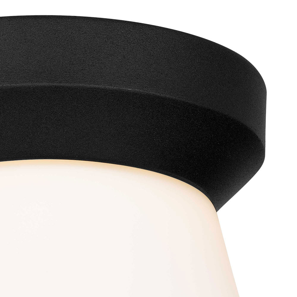 Skirt Outdoor LED Flush Mount Ceiling Light in Detail.
