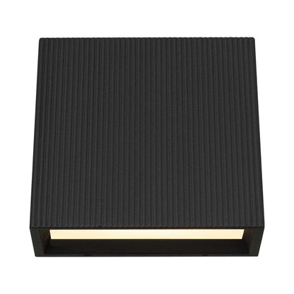 Slant Outdoor LED Wall Light in Detail.