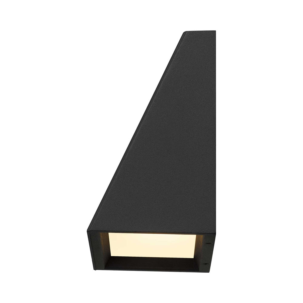 Slant Outdoor LED Wall Light in Detail.