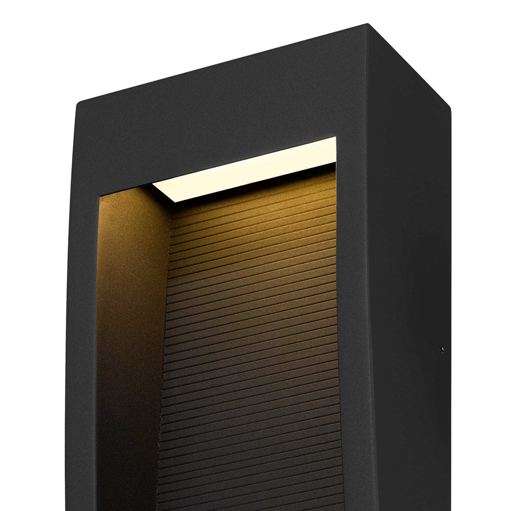 Taper Outdoor LED Wall Light in Detail.