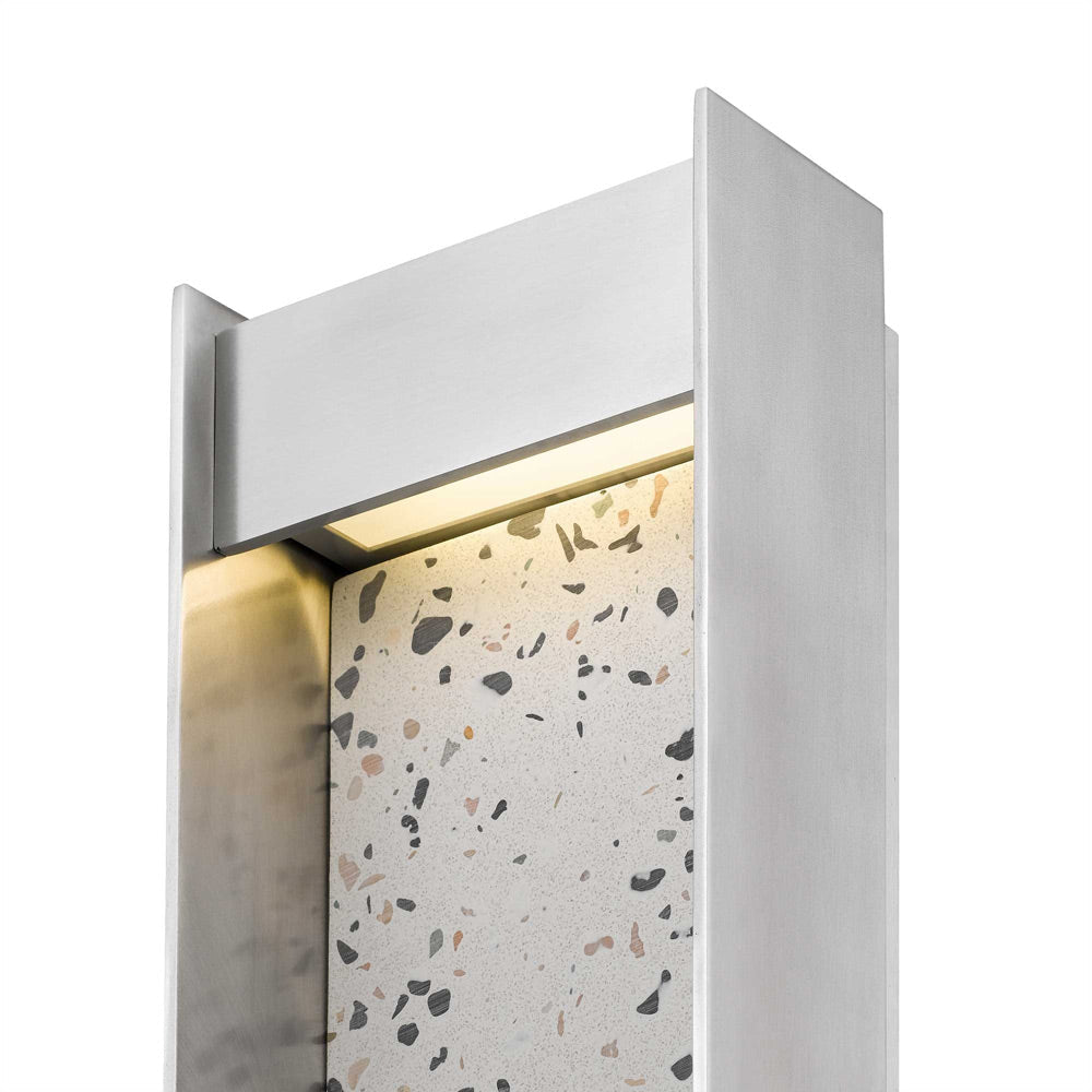 Terrazzo Outdoor LED Wall Light in Detail.