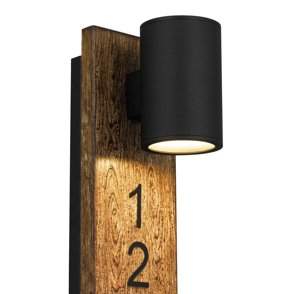 Woodone Outdoor LED Wall Light in Detail.