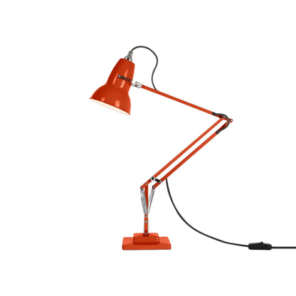 Original 1227 Desk Lamp in Coral Red (Medium/Standard Desk Base).