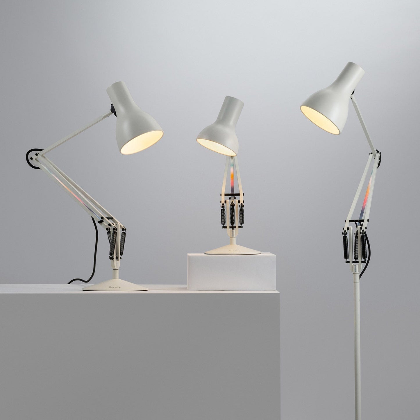 Type 75 Paul Smith Desk Lamp in exhibition.
