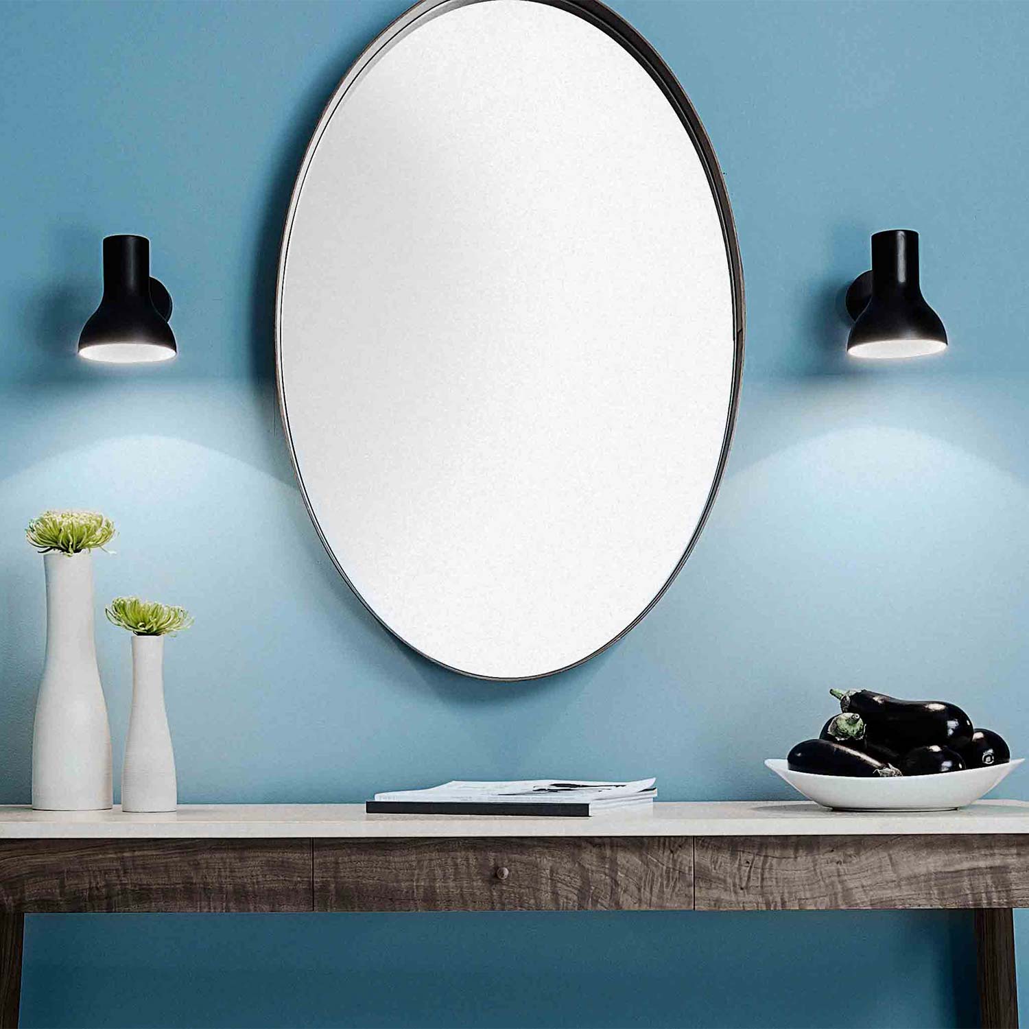 Type 75 Wall Light in living room.