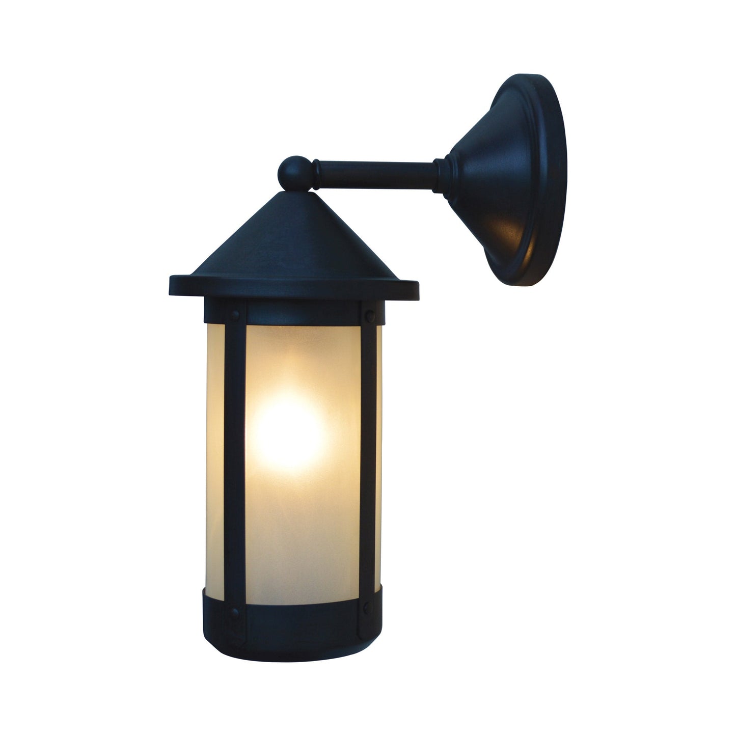 Berkeley Outdoor Wall Light in Bronze (Frosted) .