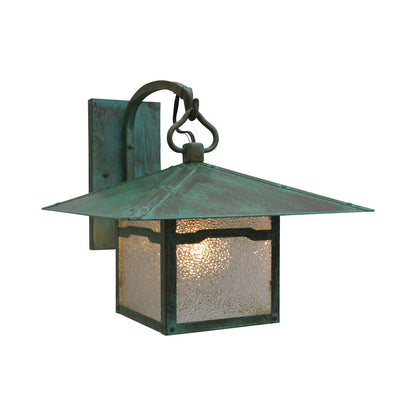 Monterey Wall Light in Antique Brass (Almond Mica).