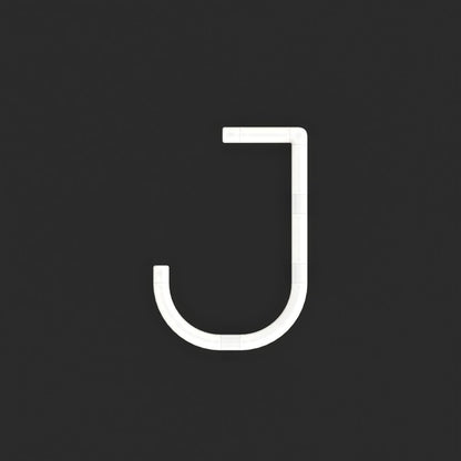 Alphabet Of Light Mini LED Wall Letter (J).