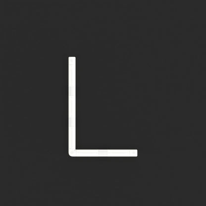 Alphabet Of Light Mini LED Wall Letter (L).