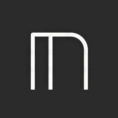 Alphabet Of Light Mini LED Wall Letter (M).