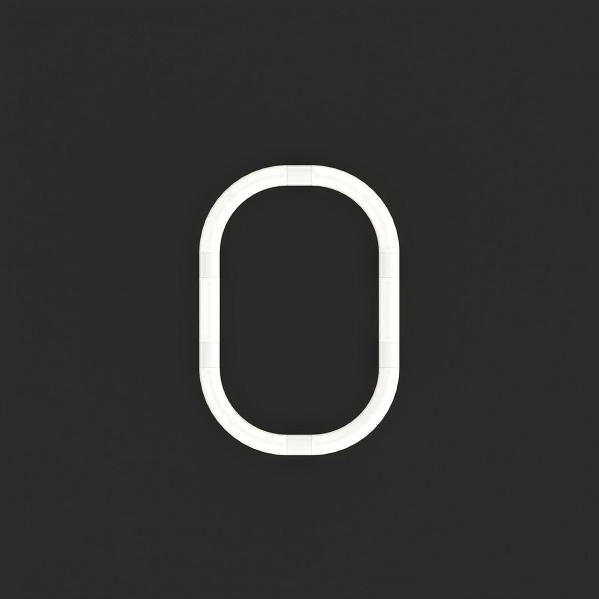 Alphabet Of Light Mini LED Wall Letter (O).