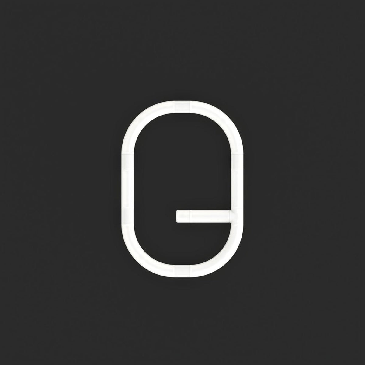 Alphabet Of Light Mini LED Wall Letter (Q).