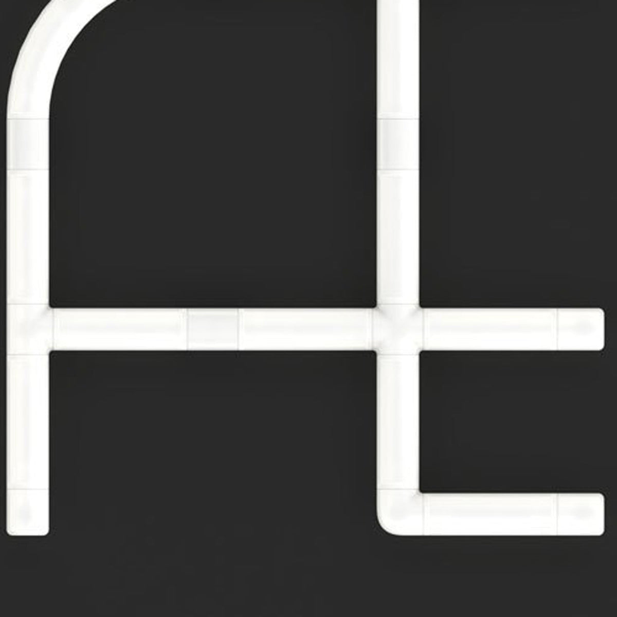 Alphabet Of Light Mini LED Wall Letter in Detail.