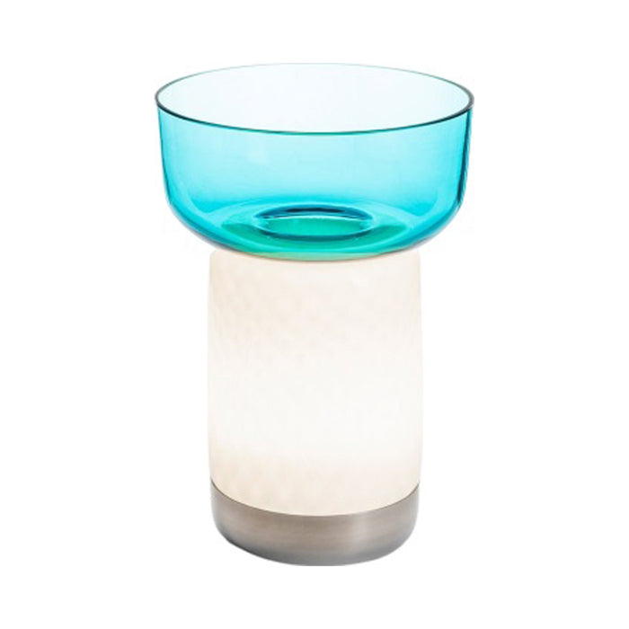 Bonta LED Table Lamp in Turquoise (7.06-Inch).