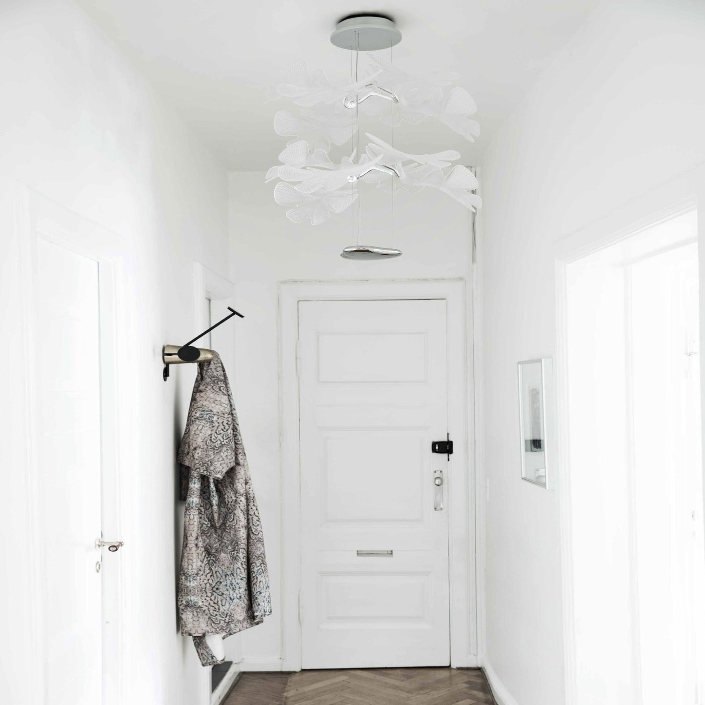 Chlorophilia LED Suspension Light in hallway.