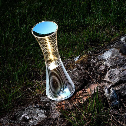 Come Together LED Rechargeable Table Lamp Outside Area.