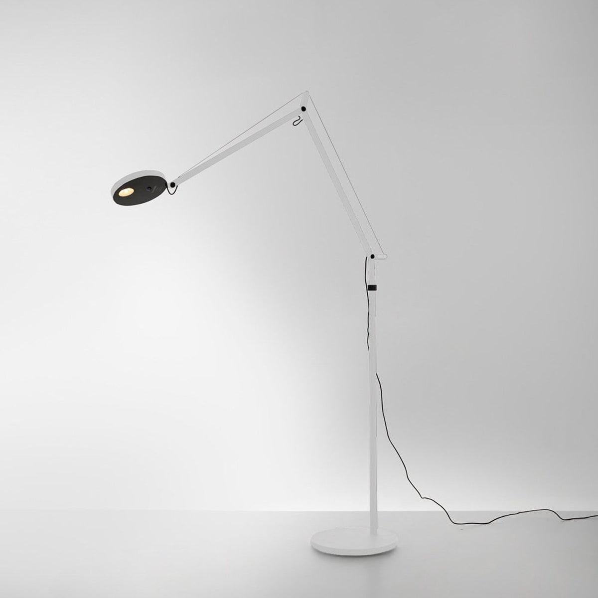Demetra LED Floor Lamp with Motion Sensor in Detail.