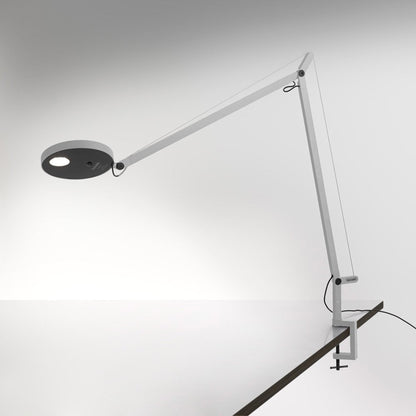 Demetra LED Table Lamp in White (Clamp).