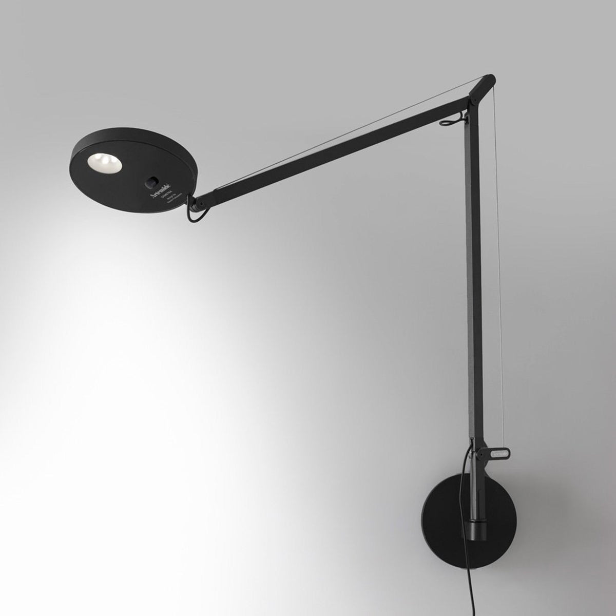 Demetra LED Wall Light with Motion Sensor in Grey.