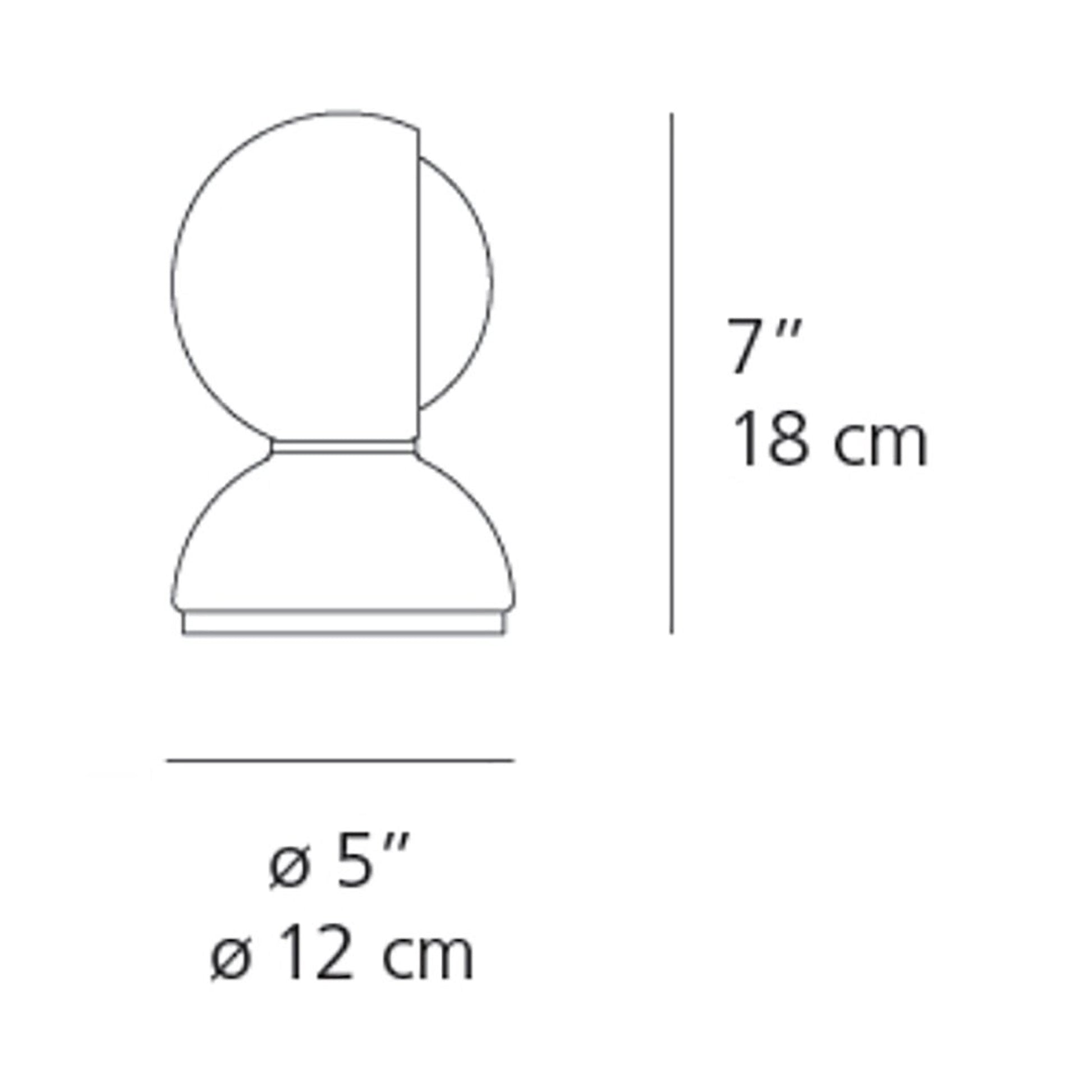 Eclisse Squid Game Table Lamp - line drawing.