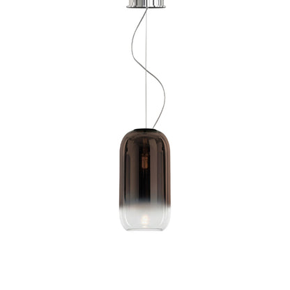 Gople Pendant Light in Chrome/Bronze.