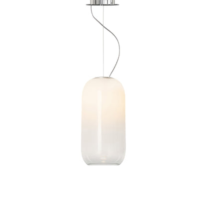 Gople Pendant Light in Chrome/White.