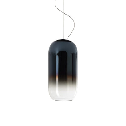 Gople Pendant Light in Black/Blue.