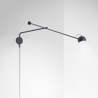 Ixa Arm LED Wall Light in Blue.