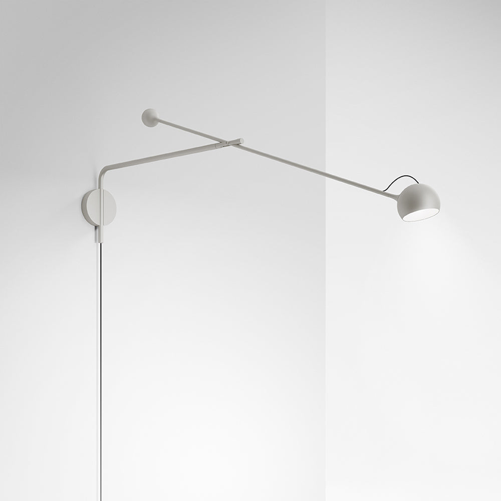 Ixa Arm LED Wall Light in White.