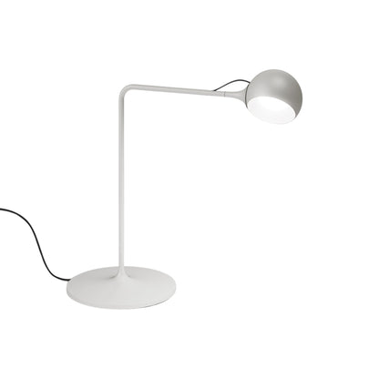 Ixa LED Table Lamp in White/Grey.