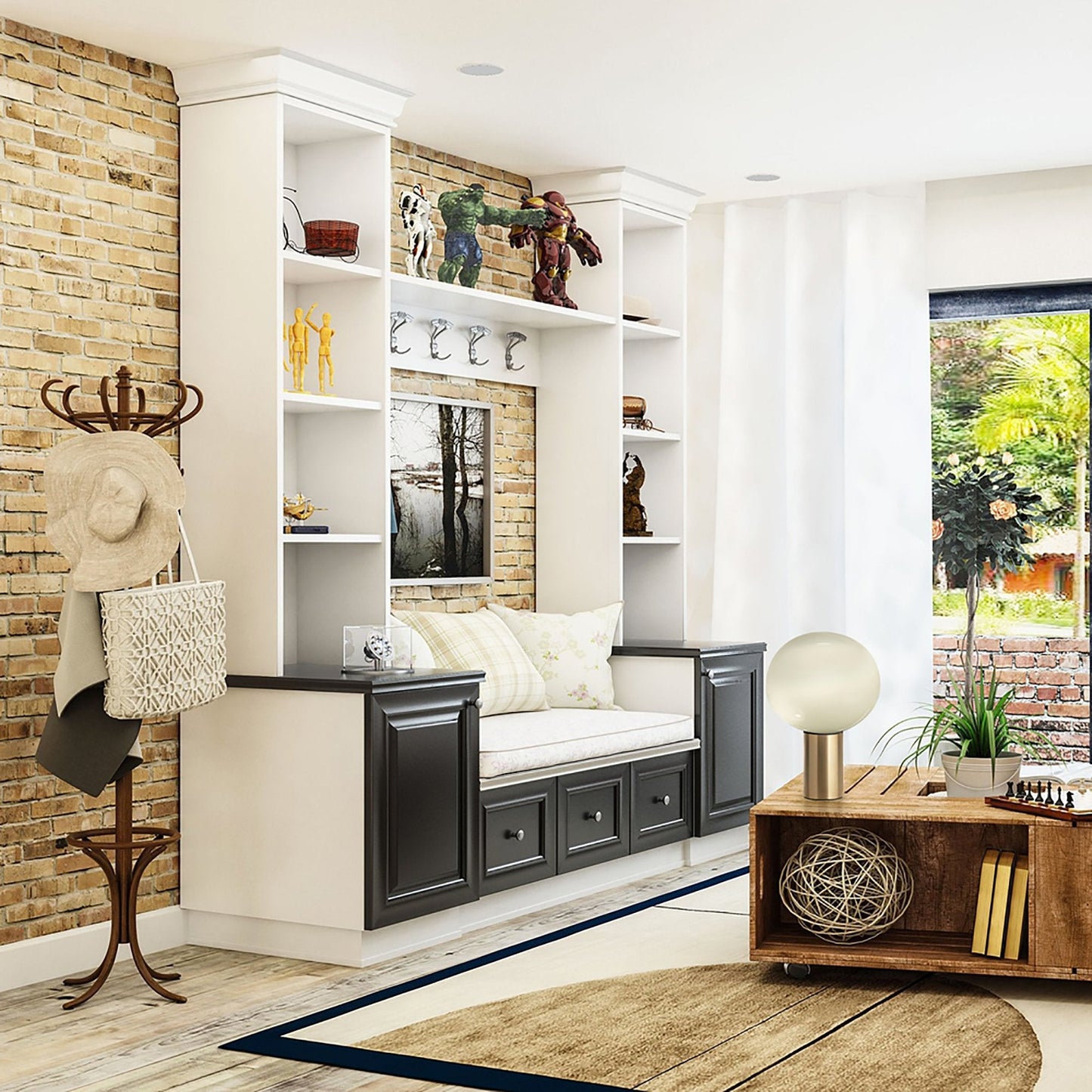 Laguna Table Lamp in living room.