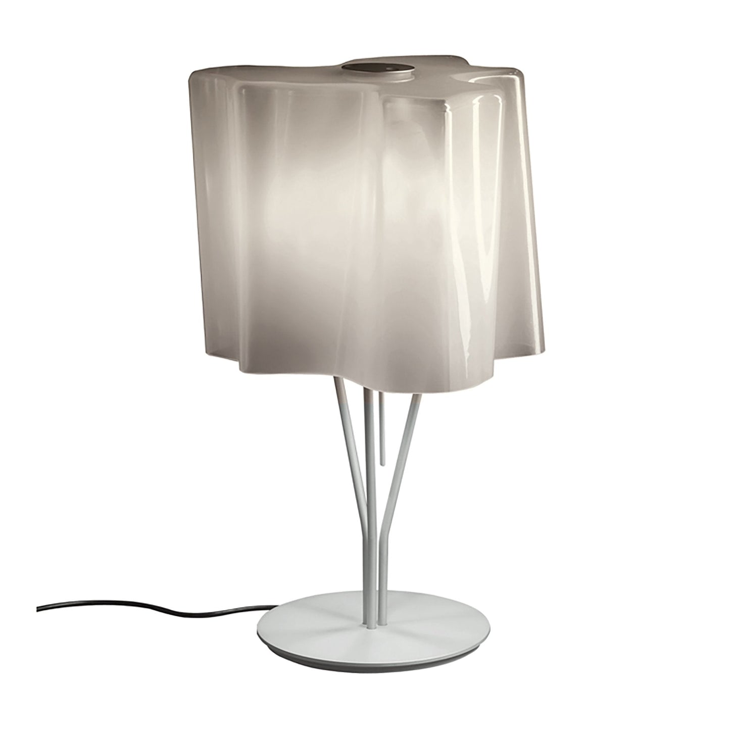 Logico Table Lamp in Grey/Smoke (Large).
