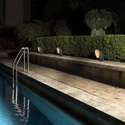 Piroscafo Outdoor LED Floor Lamp Outside Area.