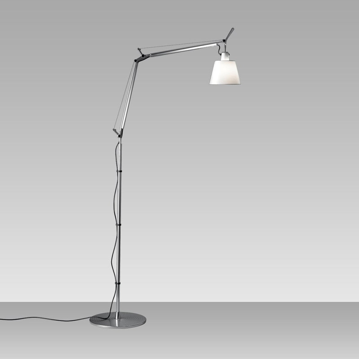 Tolomeo Floor Lamp in Parchment.