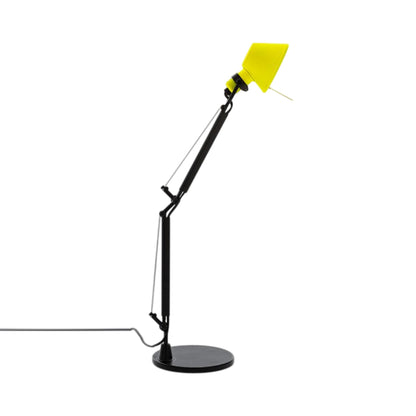 Tolomeo Micro LED Table Lamp in Yellow/Black (Table Base).