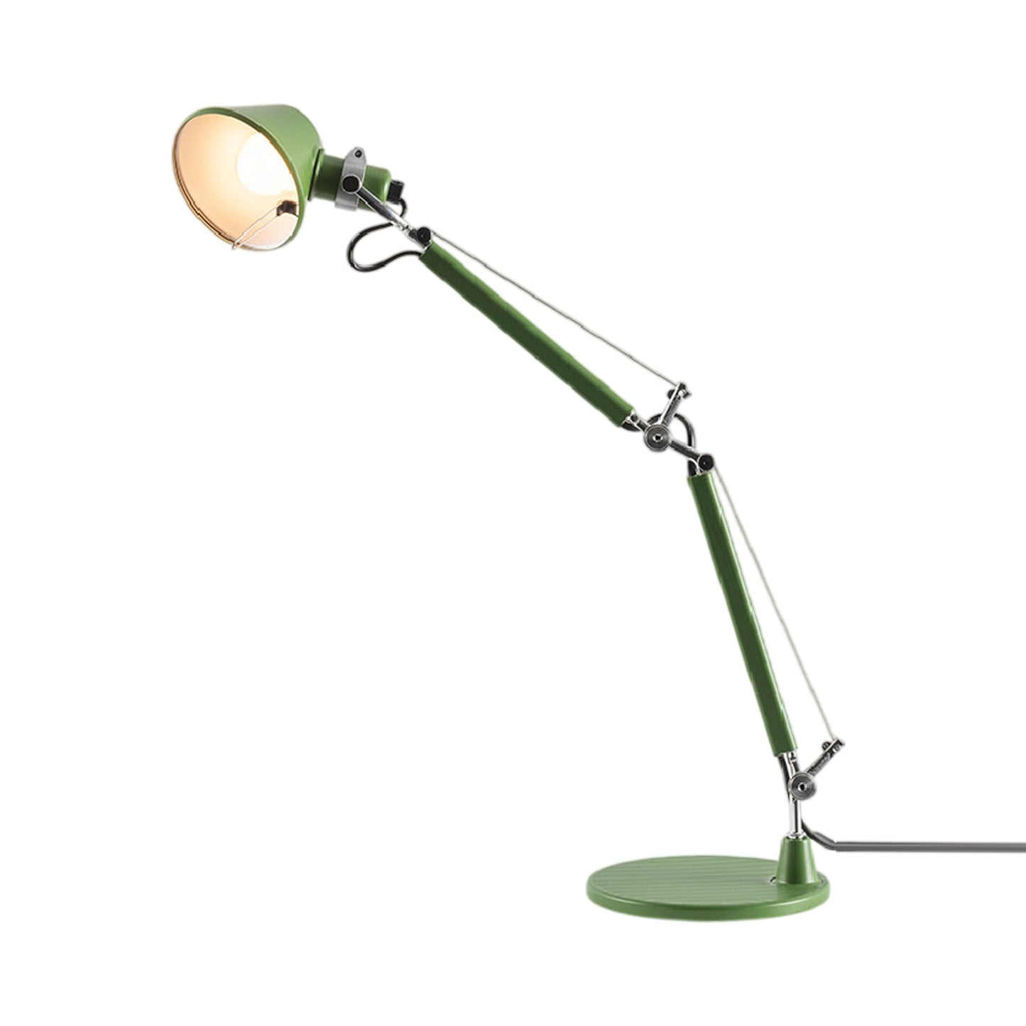 Tolomeo Micro LED Table Lamp in Matte Green (Table Base).