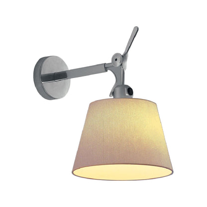 Tolomeo Shaded Wall Light in Parchment (9.44-Inch).