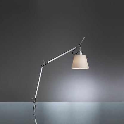 Tolomeo Table Lamp with Shade in Parchment (Inset Pivot).