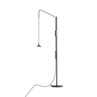 Unterlinden LED Floor Lamp in Aluminum.