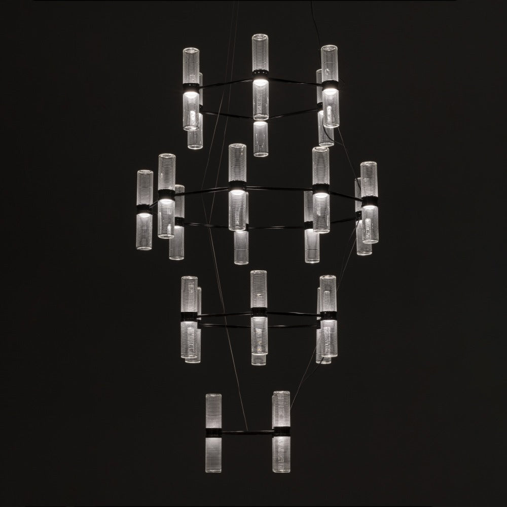 Zephyr LED Chandelier in Detail.
