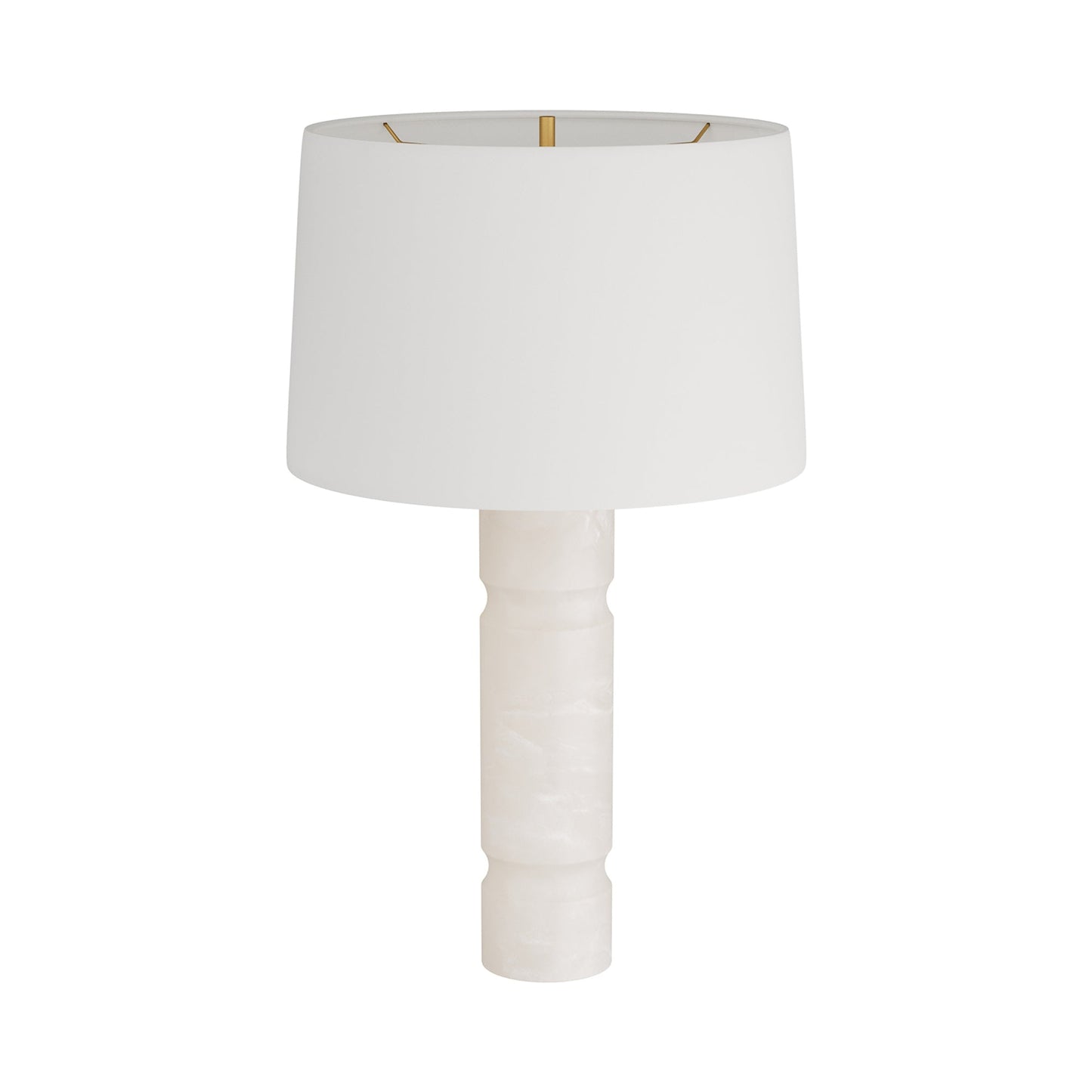 Angelina Table Lamp in White.