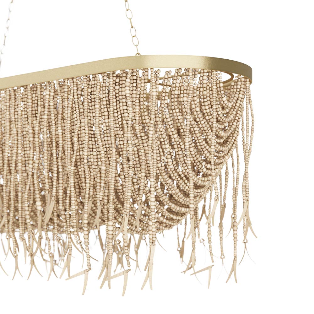 Baja Linear Chandelier in Detail.